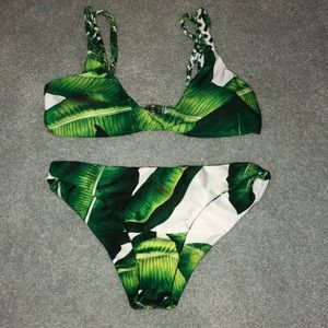 Leaf Print Bikini